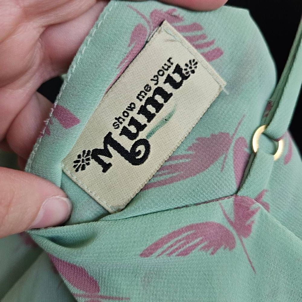 Show Me Your MuMu Sheer Bird Print Tank Top - Picture 8 of 8